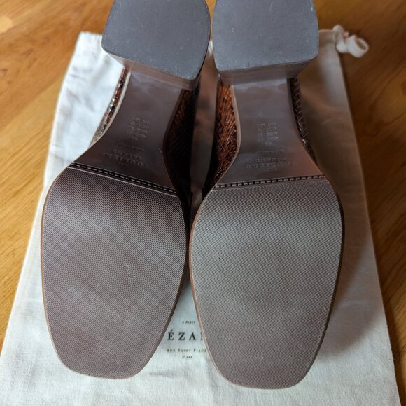 Jessie Loafers - Brown Python Print - Picture 5 of 7